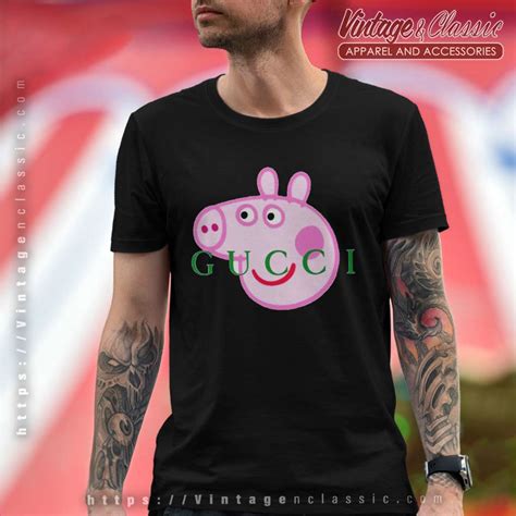 gucci peppa pig t shirt|Gucci flying pig sweatshirt.